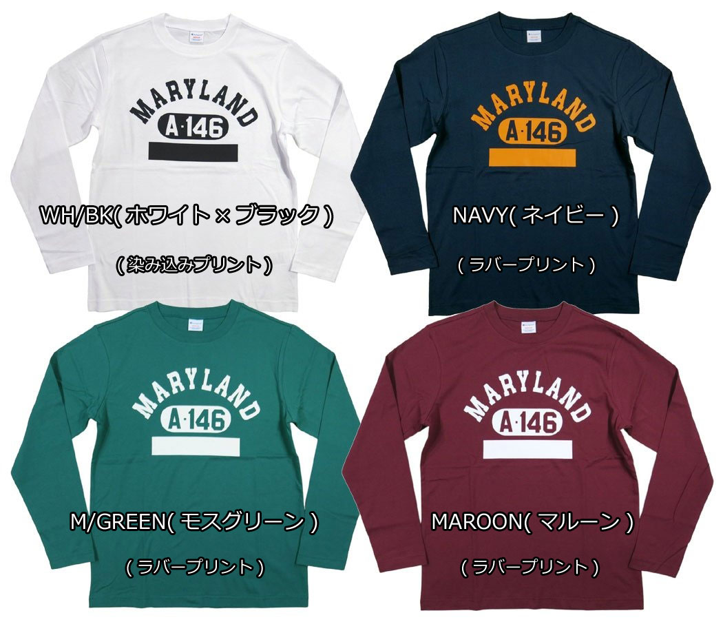 【4色4サイズ】 jf234 新品 Champion トリコロールタグ USAコットン カレッジプリ...