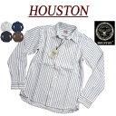  jd901 新品 HOUSTON マチ付 長袖 ストライプ ヘビーネルシャツ 40765 メンズ ヒューストン HEAVY FLANNEL STRIPE WORK SHIRT ビエラ ワークシャツ ヘビーフランネルシャツアメカジ 