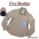 【2色3サイズ】 jf612 新品 FIVE BROTHER 長袖 無地 コットン ツイルシャツ 152193 メンズ ファイブブラザー COTTON TWILL WORK SHIRTS ワークシャツ 【smtb-kd】