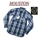 y4TCYz jf923 Vi HOUSTON }`t  rG`FbN wr[lVc 40957 Y q[Xg HEAVY FLANNEL CHECK WORK SHIRT [NVc wr[tlVc `FbNVc AJW ysmtb-kdz