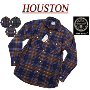 34 jg011  HOUSTON ޥ Ĺµ ӥ å 饤ȥͥ륷 41011  ҥ塼ȥ CHECK FLANNEL WORK SHIRT եͥ륷  ᥫ smtb-kd