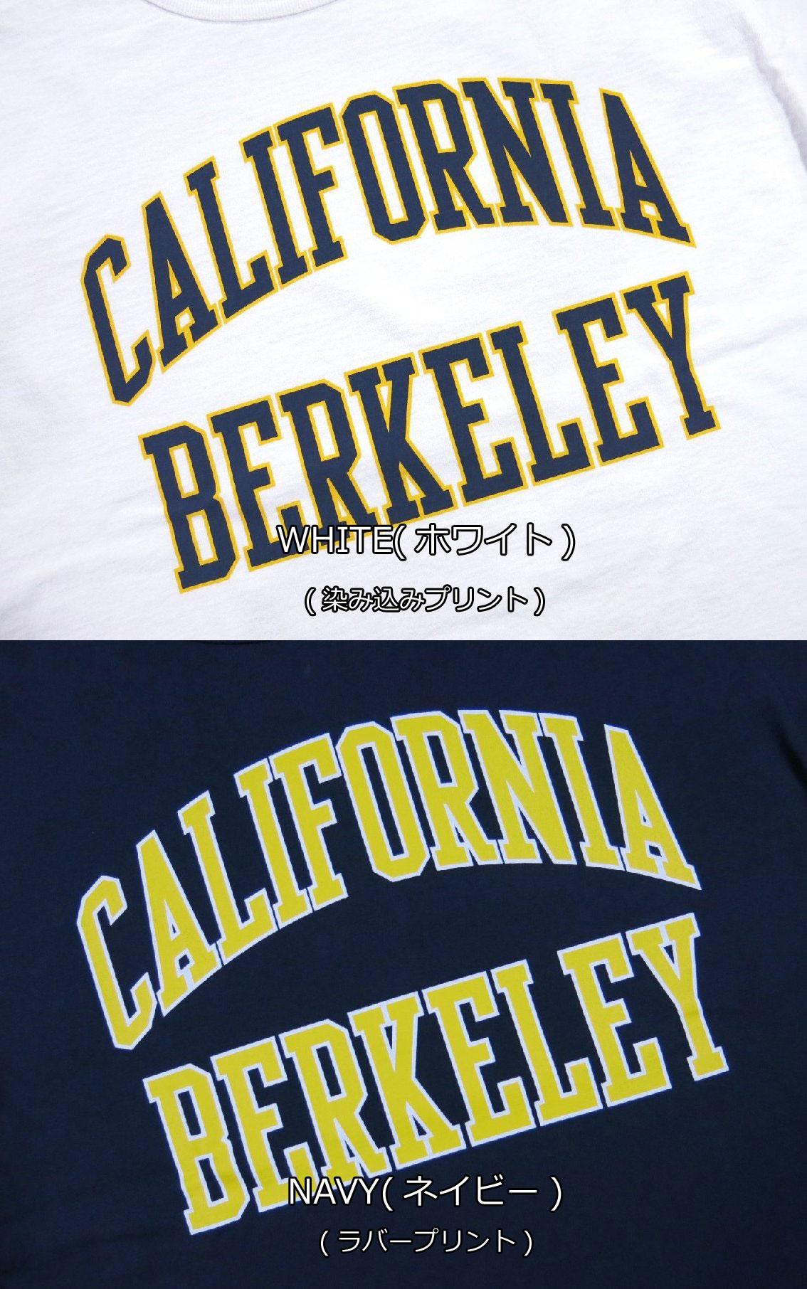 【2色4サイズ】 jg311 新品 Champion × UC BERKELEY コラボ USA製 カレッジプリン...