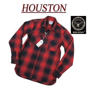 4 jg412  HOUSTON ޥ Ĺµ ӥ ֥å إӡͥ륷 41049  ҥ塼ȥ HEAVY FLANNEL OMBRE CHECK WORK SHIRT  ӥå إӡեͥ륷 ᥫ smtb-kd