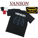 【3色4サイズ】 nd361 新品 VANSON スカル クロスボーン刺繍 半袖 Tシャツ NVST-2318 メンズ バンソン SKULL CROSSBONE SHORT SLEEVES T-SHIRT ドクロ ティーシャツ ヴァンソン 【smtb-kd】