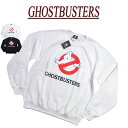 【2色4サイズ】 jg602 新品 GHOSTBUSTERS ゴーストバスターズ ロゴプリント 長袖 スウェットシャツ GHOST-083 メンズ スエット トレーナー 【smtb-kd】