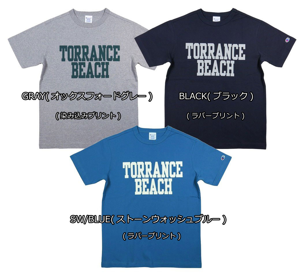 【3色4サイズ】 jg861 新品 Champion トリコロールタグ USAコットン カレッジプリ...