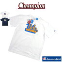 【2024春夏 2色4サイズ】 jg913 新品 Champion × UCLA コラボ USA製 カレッジプリント 半袖 Tシャツ C5-Z301 メンズ チャンピオン × ユーシーエルエー カリフォルニア大学 ロサンゼルス校 T1011 染み込みプリント HEAVY WEIGHT JERSEY Made in USA 【smtb-kd】