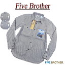 y2024t 2F4TCYz jh034 Vi FIVE BROTHER qbR[XgCv  [NVc 152464H Y t@CuuU[ L/S HICKORY STRIPES WORK SHIRTS CglVc ysmtb-kdz