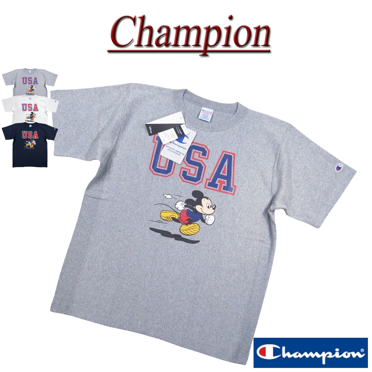 楽天市場】チャンピオン ミッキー スウェットの通販