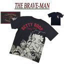 y2024t 4TCYz nd781 Vi THE BRAVE-MAN ~ BETTY BOOP UEuCu} ~ xeBEu[v R{ hJ  TVc BBB-2419 Y SHORT SLEEVES T-SHIRT eB[Vc ysmtb-kdz