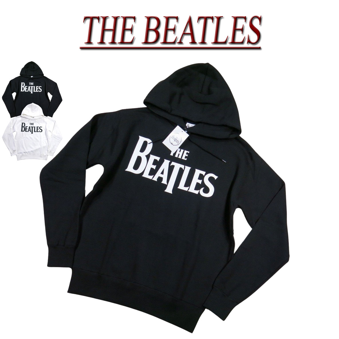 新品未使用 【THE BEATLES】ザ ビートルズ ロゴプリント 長袖 プルオーバー スウェットパーカー BE-02-PP 素材表示 素材 綿 100% コメント 新品未使用 【THE BEATLES】【ザ・ビートルズ】THE BEATLES L/S HOODIE ザ ビートルズ ロゴ プリント 長袖 ロックバンド 裏毛 プルオーバー スウェットパーカーです!1960年代～1970年にかけて活動、言わずと知れたカリスマロックバンド『THE BEATLES』のオフィシャルライセンススウェットパーカーです。『VANSON』などを手掛ける『NEVERMIND』社の製造となります!『THE BEATLES』シンプルデザイン、大ぶりなボックスタグが付きます!『THE BEATLES』ビッグロゴプリントが施されています。シンプルながらも抜群の存在感を放っています!ボディは綿 100%裏毛仕様、ほどよい肉厚感で着心地も良好です!時代を超えて愛されるカリスマロックバンドのネームデザイン。ファンならずとも思わず欲しくなるような魅力ある1品に仕上がっています! メーカー希望小売価格はメーカー商品タグに基づいて掲載しています新品未使用 【THE BEATLES】ザ ビートルズ ロゴプリント 長袖 プルオーバー スウェットパーカー BE-02-PP 素材表示 素材 綿 100% コメント 新品未使用 【THE BEATLES】【ザ・ビートルズ】THE BEATLES L/S HOODIE ザ ビートルズ ロゴ プリント 長袖 ロックバンド 裏毛 プルオーバー スウェットパーカーです!1960年代～1970年にかけて活動、言わずと知れたカリスマロックバンド『THE BEATLES』のオフィシャルライセンススウェットパーカーです。『VANSON』などを手掛ける『NEVERMIND』社の製造となります!『THE BEATLES』シンプルデザイン、大ぶりなボックスタグが付きます!『THE BEATLES』ビッグロゴプリントが施されています。シンプルながらも抜群の存在感を放っています!ボディは綿 100%裏毛仕様、ほどよい肉厚感で着心地も良好です!時代を超えて愛されるカリスマロックバンドのネームデザイン。ファンならずとも思わず欲しくなるような魅力ある1品に仕上がっています! サイズ 肩幅 身幅 着丈 袖丈 M 48cm 55cm 64cm 63cm L 52cm 58cm 67cm 63cm XL 54cm 60cm 69cm 65cm