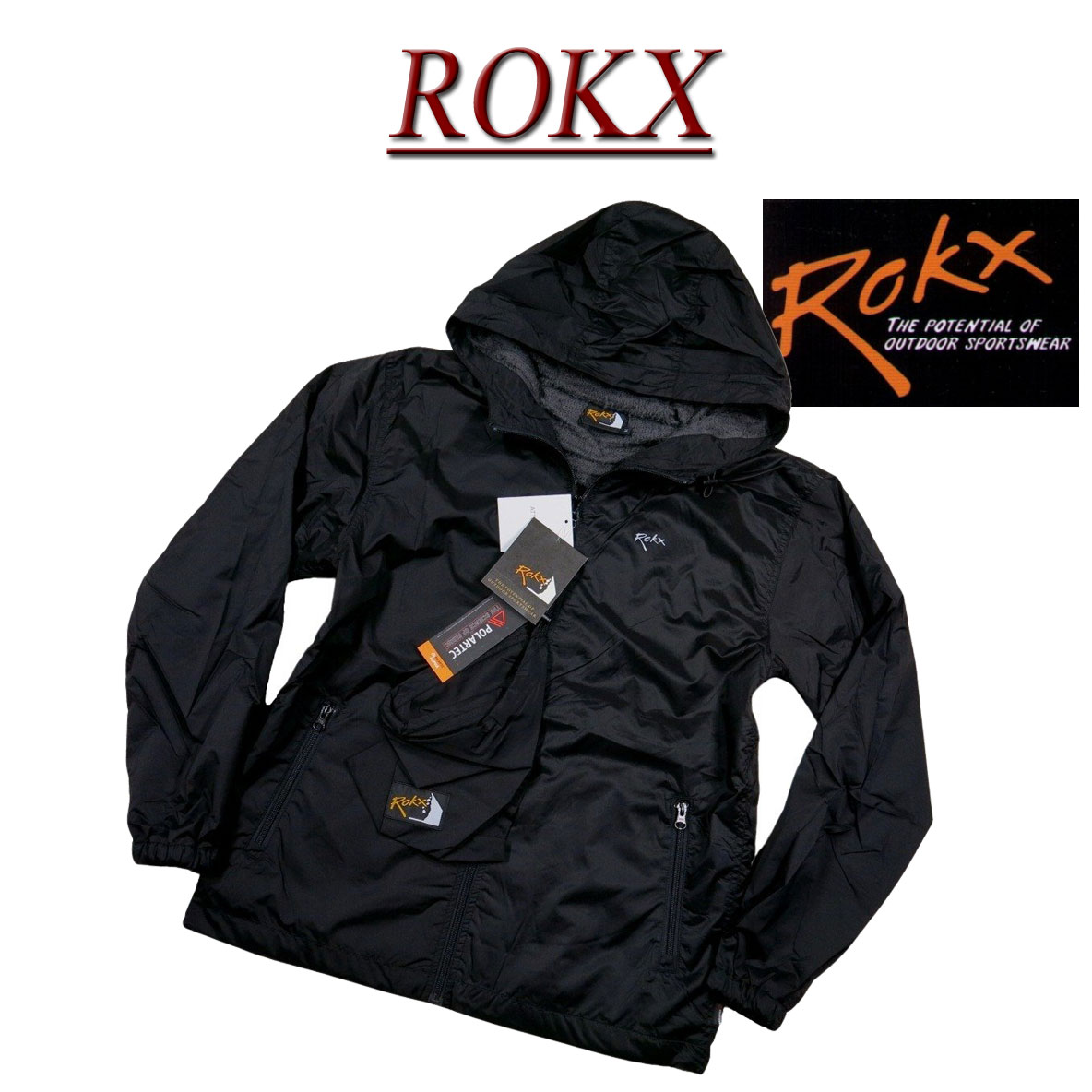 【4サイズ】 ry801 新品 ROKX ロックス ポーラテック アルファ ダイレクト ドリフター パーカー RXMF234031 メンズ DRIFTER PARKA LINED POLARTEC ALPHA W/PIG ジップパーカー クライミング ナイロンジャケット アメカジ アウトドア 【smtb-kd】