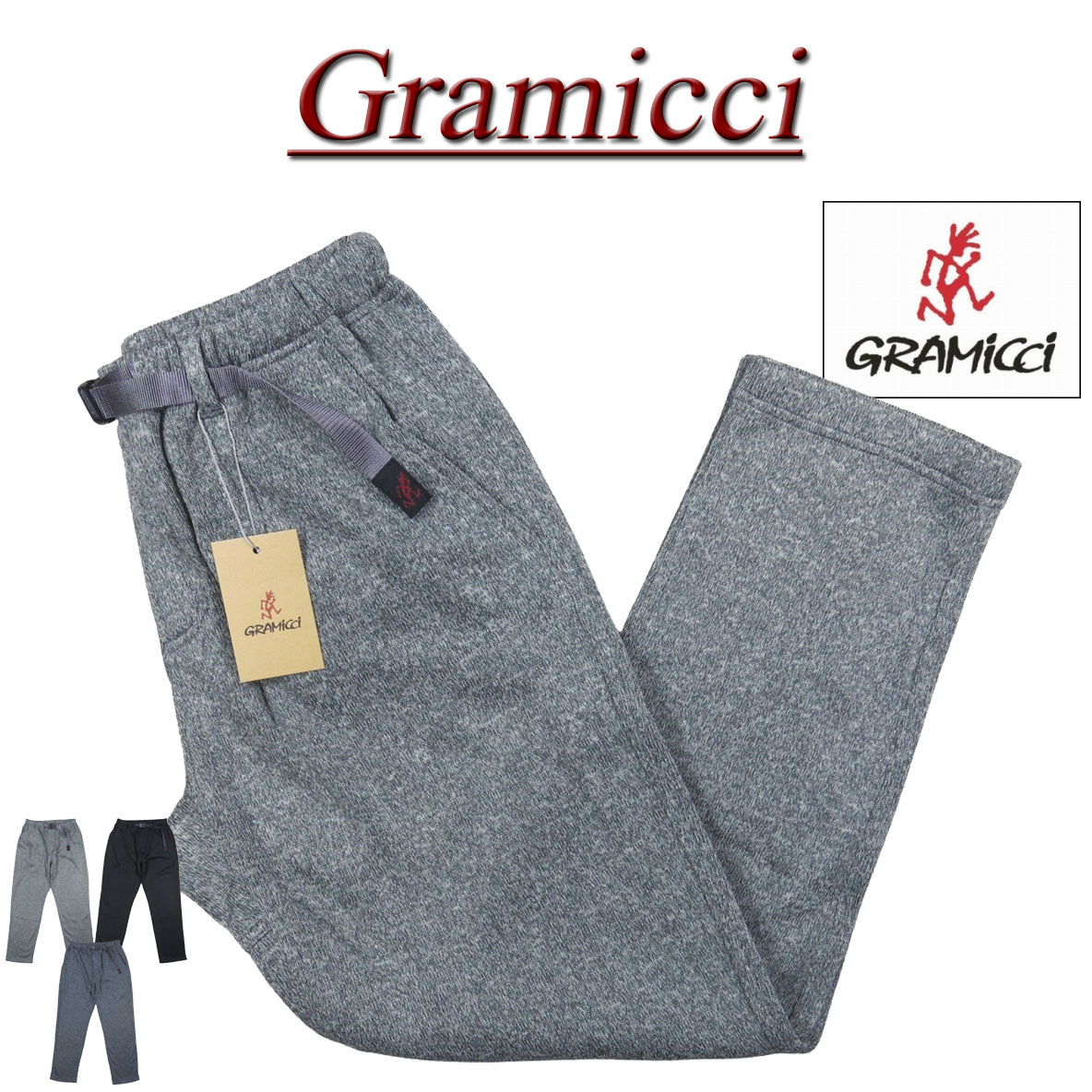 【12/8再入荷 2025秋冬 定番 3色5サイズ】 go021 新品 Gramicci BONDIND KNIT FLEECE EAZY TAPERED PANT グラミチ ストレッチ ボンディング ニット フリース イージー テーパードパンツ GUP5-FJP005 メンズ フリースパンツ イージーパンツ クライミングパンツ 【smtb-kd】