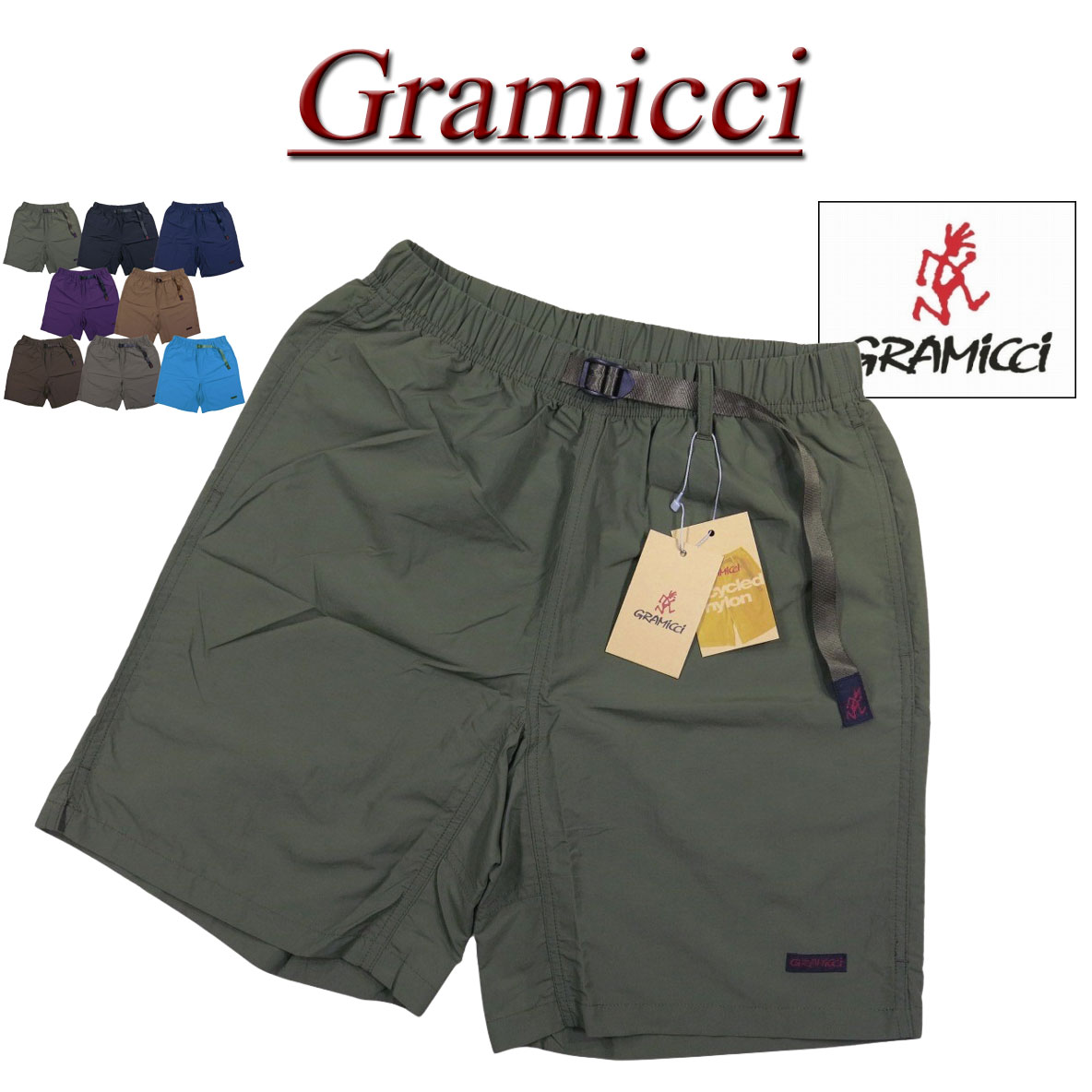 【2026春夏 8色5サイズ】 go033 新品 Gramicci グラミチ NYLON PACKABLE G-SHORT デュラブル ナイロン パッカブル Gショーツ G6SM-P082 メンズ ショートパンツ ショーツ ハーフパンツ クライミングパンツ 【smtb-kd】