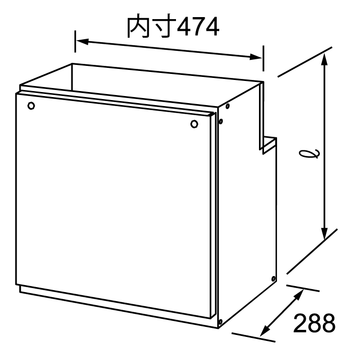 配管カバーH41B（600） ノーリツ（Noritz）給湯器関連部材 H41B-600