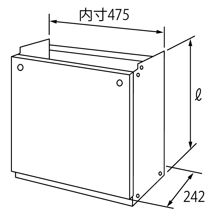 据置台D55　ノーリツ（Noritz）D55-650