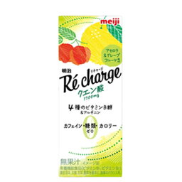 明治 Re charge（リチャージ） クエン酸 アセロラ＆グレープフルーツ風味 200ml×24本/2ケース　紙パック　ブリック　クエン酸　アセロラ　グレープフルーツ