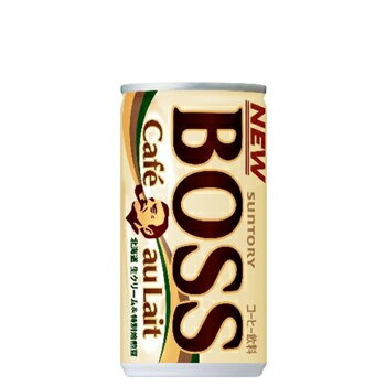 サントリー BOSS カフェオレ 185g缶 30本入〔ボス　SUNTORY　カフェオ・レ〕