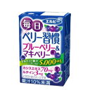 エルビー 毎日ベリー習慣 125ml紙パック 30本入〔ポリフェノール アントシアニン カシスエキス〕