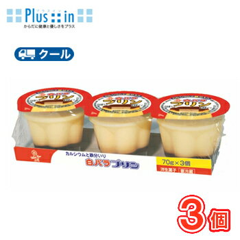 白バラ プリンCa+Fe　3個入（クール便）カルシウム　鉄分 卵不使用 ぷりんのサムネイル