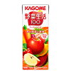 カゴメ 野菜生活100 アップルサラダ　200ml×24本/フルーツジュース・果実ジュース/...