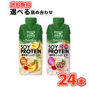 カゴメ 選べる 野菜生活100スムージー SOY PROTEIN ソイプロテイン 330ml 紙パック (12本入を2種選べる)24本セット/アサイーMix ざくろMix 野菜生活100 スムージー Smoothie たんぱく質10g ソイプロテイン 選り取り よりどり