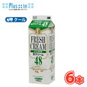 高千穂 生クリーム 48 1000ml×6本/クール便業務用 ホイップクリーム 九州 純生クリーム おすすめ 手作り ケーキ お菓子 1L