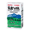 名　称 南日本酪農協同　霧島山麓牛乳 内容量 1000ml×6本 原材料名 生乳100% 成分組成 無脂乳固形分：8.3%以上、乳脂肪分：3.5％以上 主要栄養成分 (200ml当たり) エネルギー130kcal、たんぱく質6.2g、脂質7...