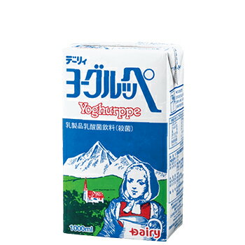 南日本酪農協同 デーリィ ヨーグルッペ 1000ml×6本 乳酸菌 Dairy 九州・宮崎/乳製品乳酸菌飲料(殺菌)【送料無料】