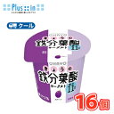 オハヨー きょうの鉄分葉酸ヨーグルト【110g×16個】 クール便 食べる 〔オハヨー乳業 クール便 乳製品 ヨーグルト 鉄分 プルーン〕