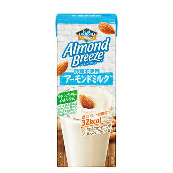 アーモンドブリーズ 砂糖不使用 200ml 24本 ポッカサッポロ Almond Breezeアーモンドミルク