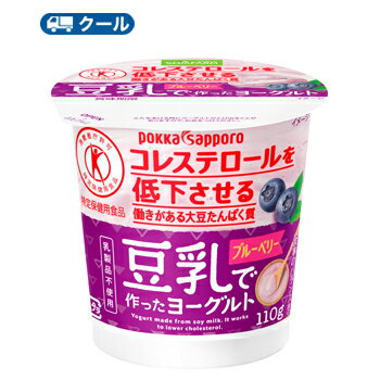 ソヤファーム 豆乳 ヨーグルトブルーベリー【110g×12コ】【クール便】送料無料 食べる
