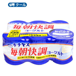 チチヤス　毎朝快調ヨーグルト（80g ×6）×4個入【クール便】〔ヨーグルト 乳酸菌 乳製品 カゼイ菌431 食物繊維 〕送料無料 食べる