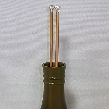 かざり火箸 飾り火箸、荘り火箸 飾火箸 台子 長板総飾り 鳥頭/菊頭/椎の実/桐実