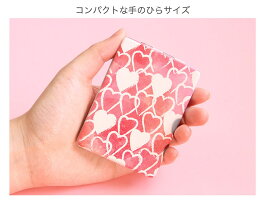 折りたたみミラー/鏡/化粧道具/雑貨/拡大鏡付き/レディース/小物/ハート柄/おしゃれ/オシャレ/可愛い