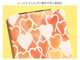 折りたたみミラー/鏡/化粧道具/雑貨/拡大鏡付き/レディース/小物/ハート柄/おしゃれ/オシャレ/可愛い