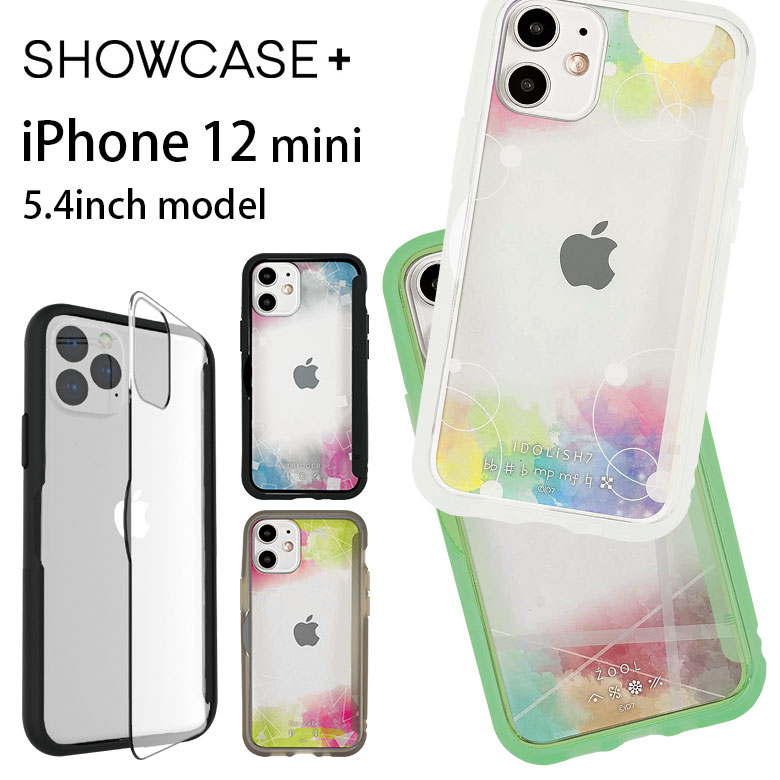 iPhone12 mini ケース アイドリッシュセブン SHOWCASE 写真やメモが挟める クリア 透明 かわいい カバー ジャケット アイホン アイフォン オシャレ iPhone12mini ハードケース アイフォンケース アイホンケース 携帯 スマホ スマホカバー ハード