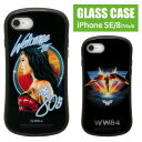 iPhone SE ケース 第2世代 SE2 iPhone8 iPhone7 ワンダーウーマン Wonder Woman ガラスケース DC アメコミ キャラクター 9H アイフォン キャラクター カバー ケース iphoneケース スマホケース アイフォン8ケース アイフォン8 携帯ケース