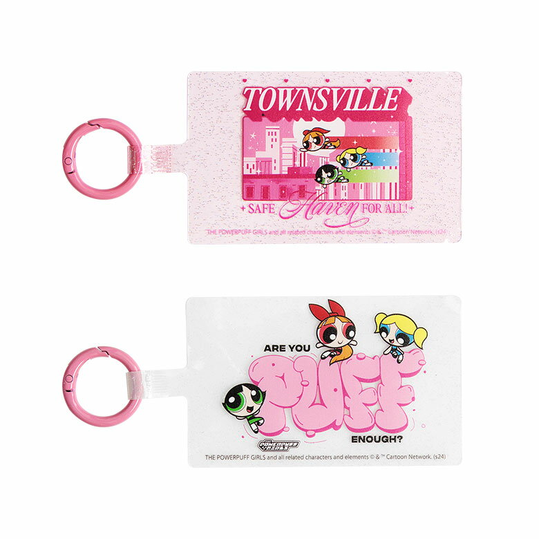 スマポケの(10%OFFクーポン11/27 01:59まで) パワーパフガールズ マルチリングプラス スマートフォンリング スマホケースに挟むだけ バブルス ストラップホルダー スマホリング 保持リング マルチリング カラビナ リング 便利 雑貨 MultiRing+｜アングル2