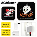 (5/9 20:00〜5/16 01:59 15%OFFクーポン配布) ルーニー・テューンズ AC アダプタ USB コンセント Aポート Cポート 3.4A ...