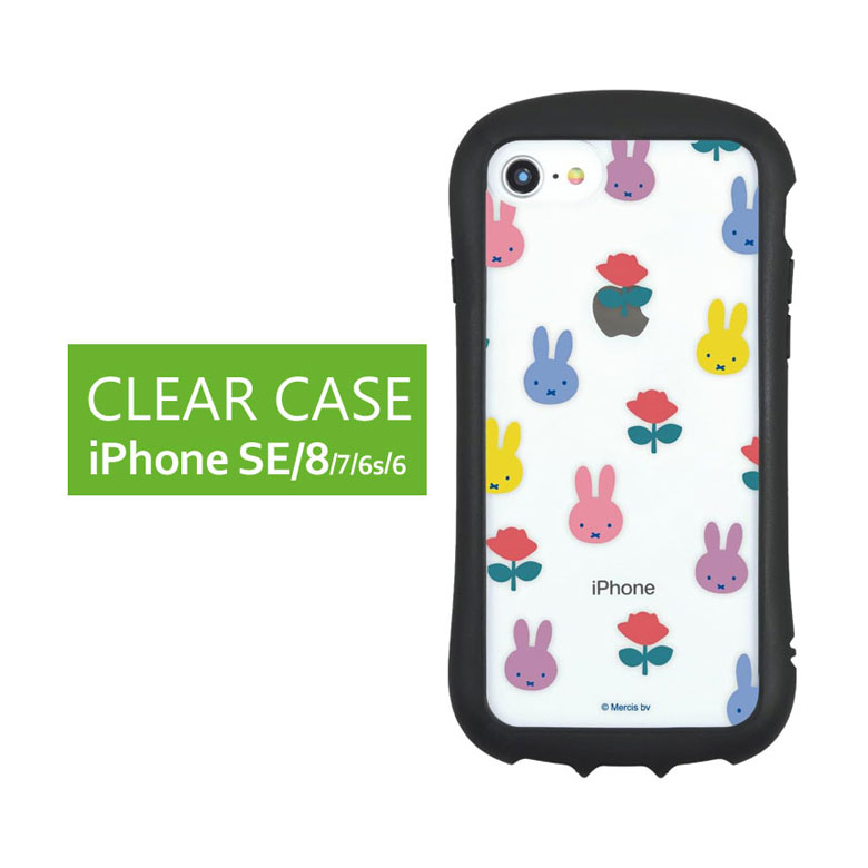 (クーポン配布中 10/13 23:59まで) ミッフィー ローズ iPhone SE 第3世代 第2世代 iPhone8 iPhoneSE クリアケース キズ防止 PC ハイブリッド iPhoneケース 人気作品 携帯ケース アイホンのサムネイル