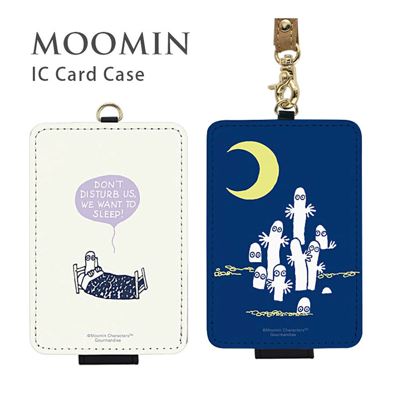 (10%OFFクーポン11/27 01:59まで) ムーミン【ニョロニョロフェア】 ICカードケース パスケース 定期入れ ストラップ付き MOOMIN ニョロニョロフェア 海外キャラ キャラクター 雑貨 通勤 通学 ICカード入れ ケース パスカード ICケース(4)