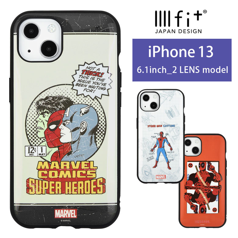 MARVEL IIIIfit iPhone 13 P[X ObY }[xq[[Y XpC_[} fbhv[ x[W X}zP[X Jo[ WPbg AR~ ACz ACtH IV iPhone13 6.1C` iPhone 13 n[hP[X