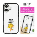 (6/27 01:59まで15%OFFクーポン) トムとジェリー IIIIfit Clear iPhone 16 ケース クリアケース iPhone16 カバー ジャケット 透明 シンプル かわいい アイホン アイフォン16 アイフォーン16 6.1インチ アイフォン ハードケース
