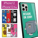 iPhone12 ケース iPhone12 Pro ケース トムアンドジェリー スクエア ガラスケース iPhone12pro トムとジェリー オシャレ iPhone12 プロ キャラクター 可愛い スマホケース グッズ カバー アイフォン ジャケット ケータイケース スマホカバー