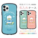 あひるのペックル ネーム入り iPhoneケース iPhone13 iPhone 13Pro iPhone12 Pro mini iPhoneSE 2020 iPhone11 Pro iPhone8 iPhoneXS iPhone XR ガラスケース スマホケース ジャケット 名入れ ギフト プレゼント 推し色 かわいい ケース