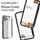 iPhone12 mini ケース リラックマ SHOWCASE 写真やメモが挟める クリア コリラックマ シンプル ゆるかわ かわいい カバー ジャケット アイホン アイフォン オシャレ iPhone12 mini iPhone12mini ハードケース iphone12mini おしゃれ