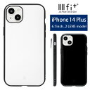 IIIIfit iPhone 14 Plus ケース スマホケース iPhone14 Plus カバー 白 黒 白色 黒色 ブラック ホワイト ジャケット かわいい アイホン アイフォン オシャレ iPhone 14Plus 6.7インチ iPhone 14 プラス ハードケース ハードカバー