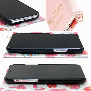 マイメロディ 手帳型 スマホカバー M+サイズ サンリオ ダイカット スマホケース マルチフリップカバー 汎用 オシャレ 粘着パット貼付タイプ かわいい マイメロちゃん スマートフォン グッズ キャラクター 多機種に対応 カードポケット