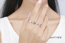 【送料無料】愛の言葉 ペアリング シルバー925 純銀 指輪　2個セット キラキラ　結婚指輪　婚約指輪 メンズリング　レディースリング フリーサイズ（男、女）